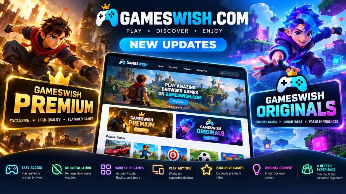 Gameswish Introduces a New Gaming Experience with Gameswish Premium and Gameswish Originals